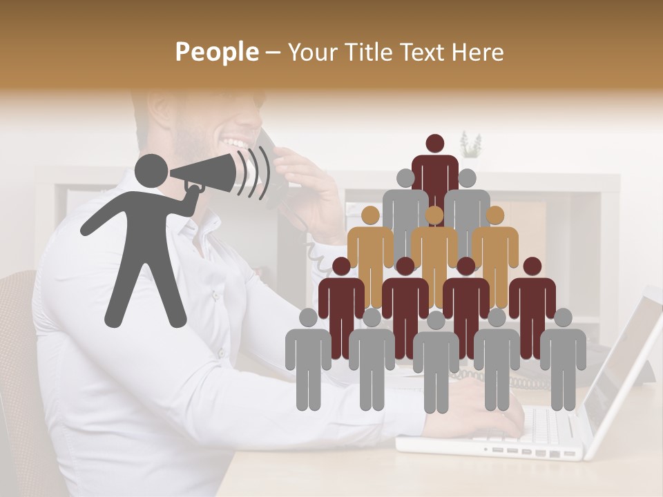 Listen Service Student PowerPoint Template