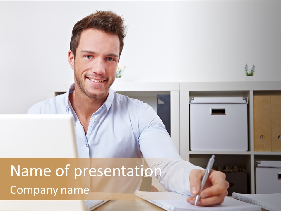 Learn Notepad Table PowerPoint Template