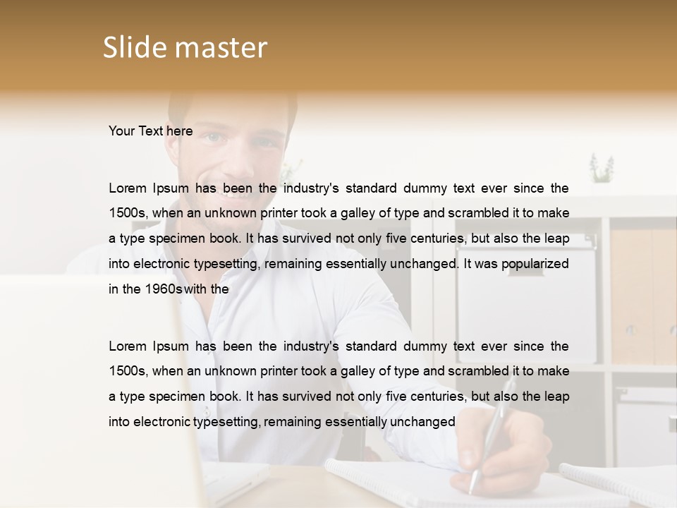 Learn Notepad Table PowerPoint Template