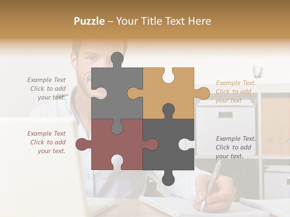 Learn Notepad Table PowerPoint Template