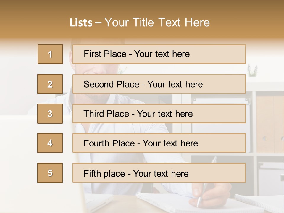 Learn Notepad Table PowerPoint Template