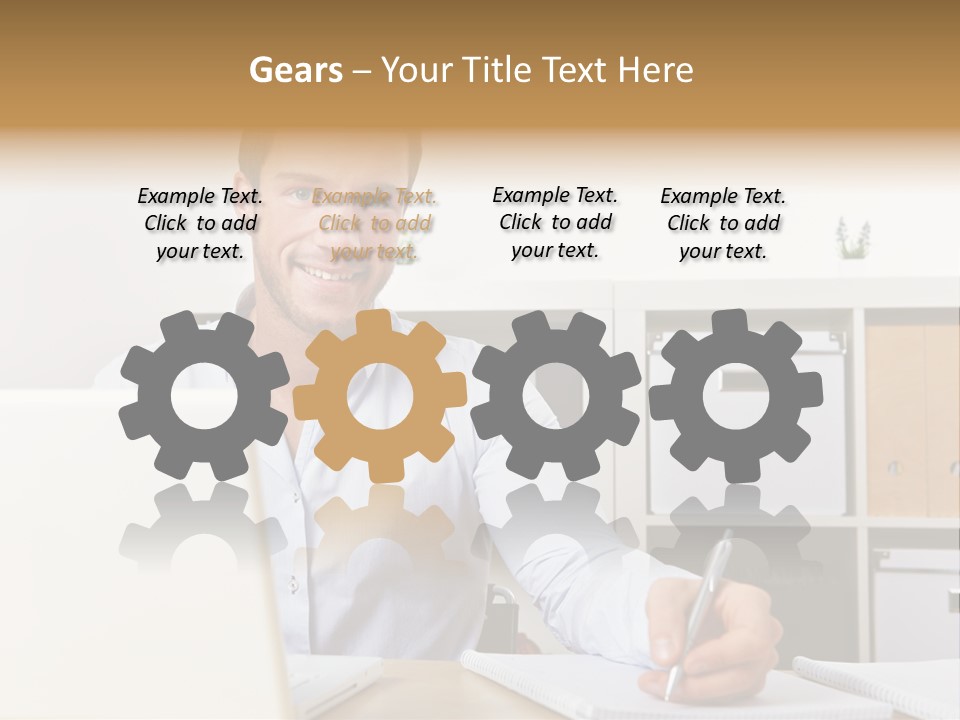 Learn Notepad Table PowerPoint Template