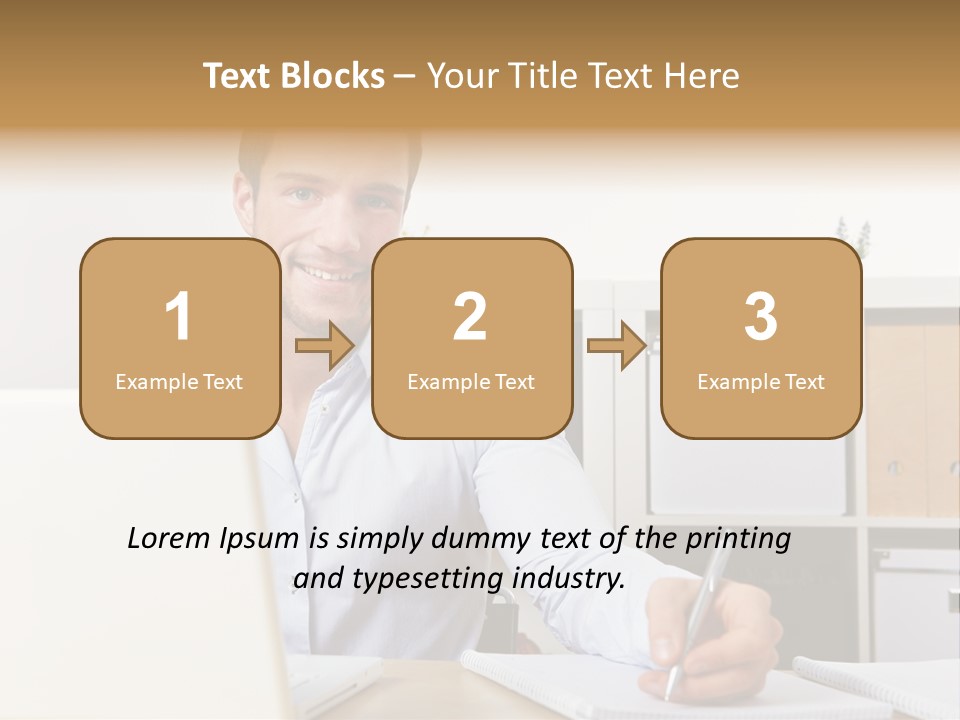 Learn Notepad Table PowerPoint Template