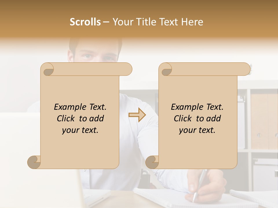 Learn Notepad Table PowerPoint Template