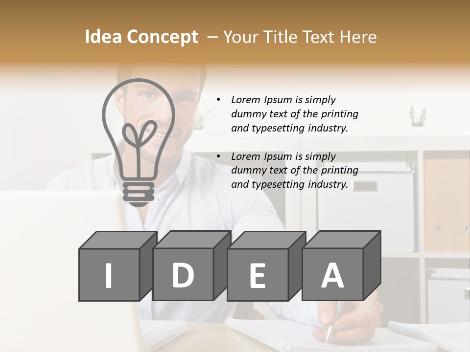 Learn Notepad Table PowerPoint Template
