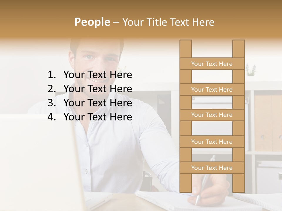 Learn Notepad Table PowerPoint Template