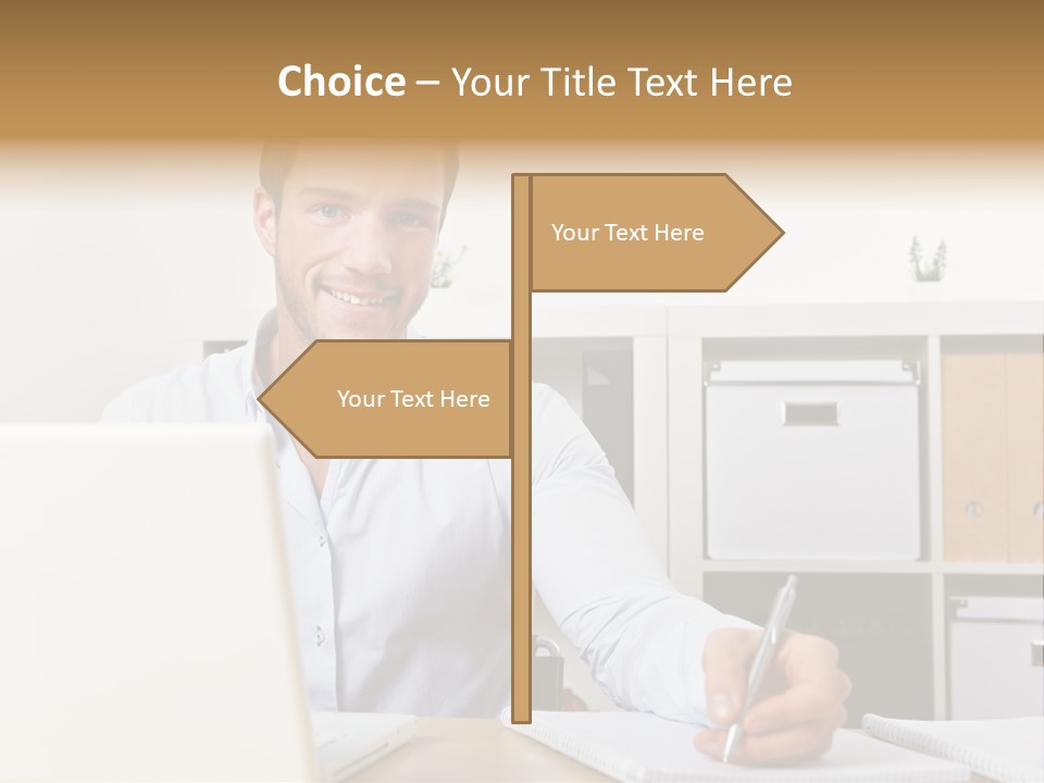 Learn Notepad Table PowerPoint Template