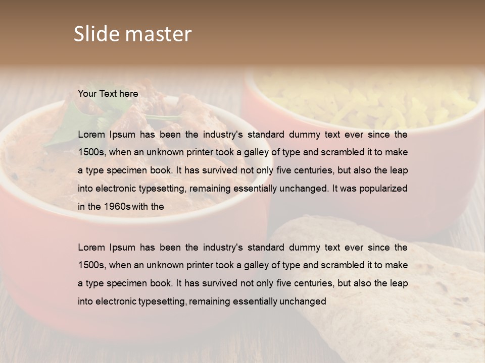 Kashmir Madras Banana Leaf PowerPoint Template