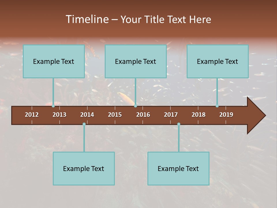Schooling Snapper Diver Coral Reef Fish PowerPoint Template