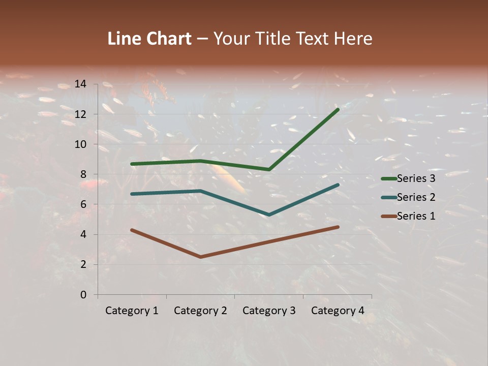 Schooling Snapper Diver Coral Reef Fish PowerPoint Template