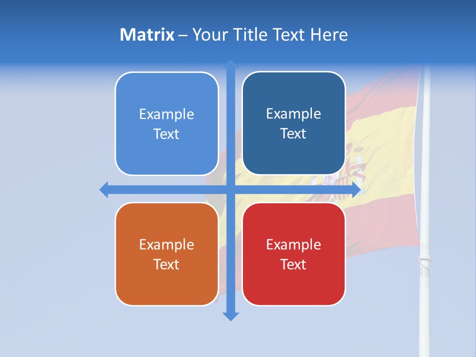 Government Spanish Flag PowerPoint Template