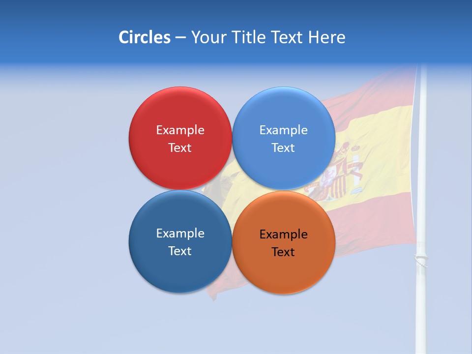 Government Spanish Flag PowerPoint Template