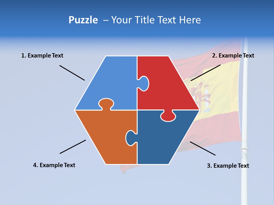 Government Spanish Flag PowerPoint Template