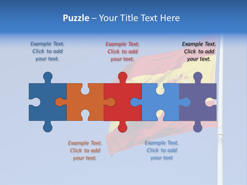 Government Spanish Flag PowerPoint Template