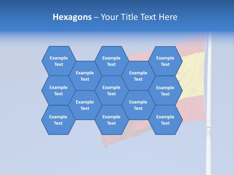 Government Spanish Flag PowerPoint Template