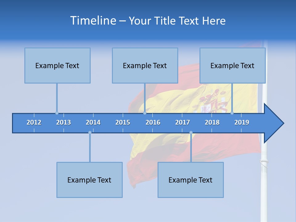 Government Spanish Flag PowerPoint Template