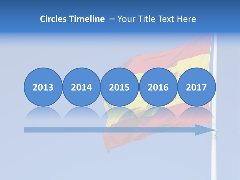 Government Spanish Flag PowerPoint Template