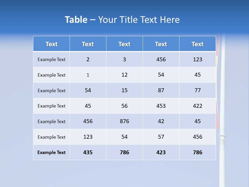 Government Spanish Flag PowerPoint Template