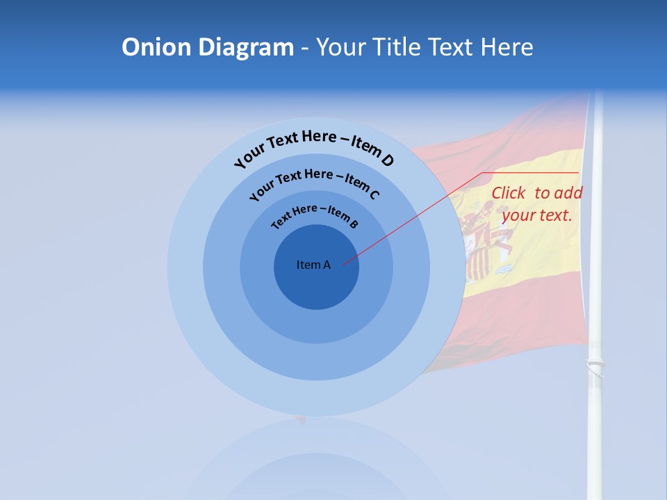 Government Spanish Flag PowerPoint Template