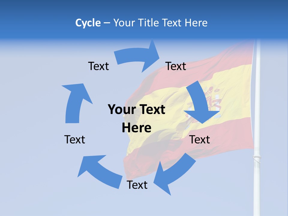 Government Spanish Flag PowerPoint Template