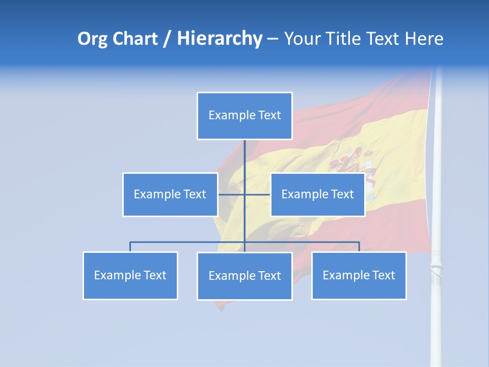 Government Spanish Flag PowerPoint Template