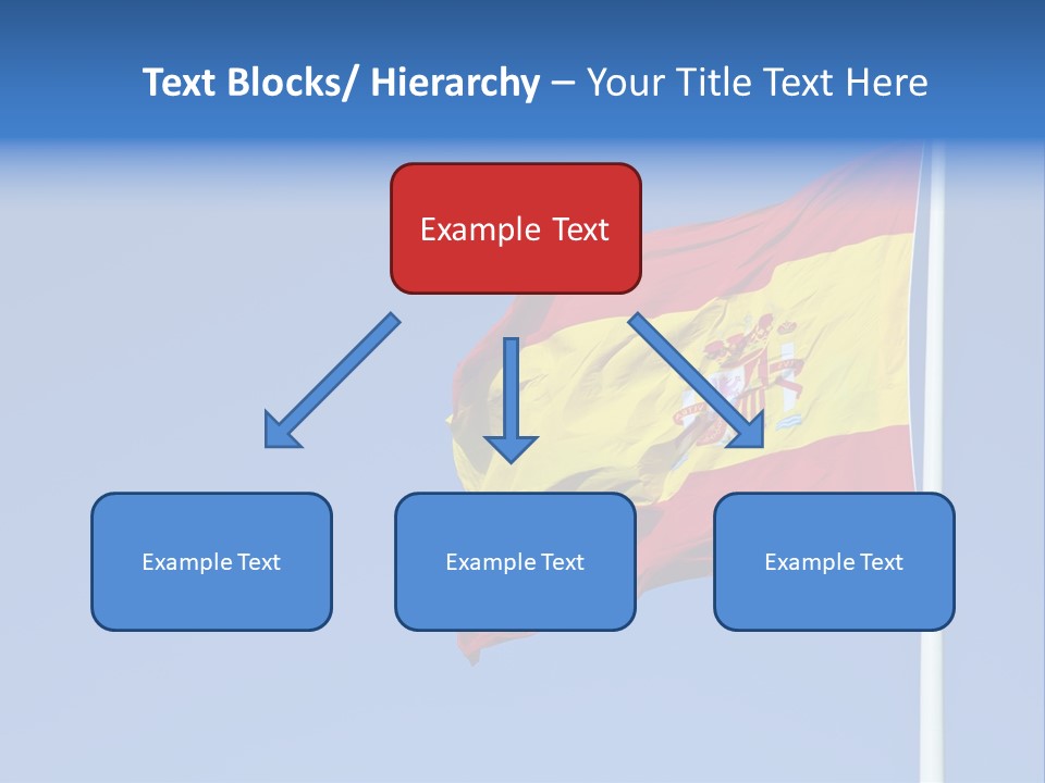 Government Spanish Flag PowerPoint Template