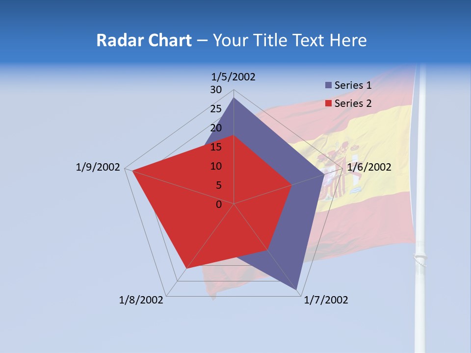 Government Spanish Flag PowerPoint Template