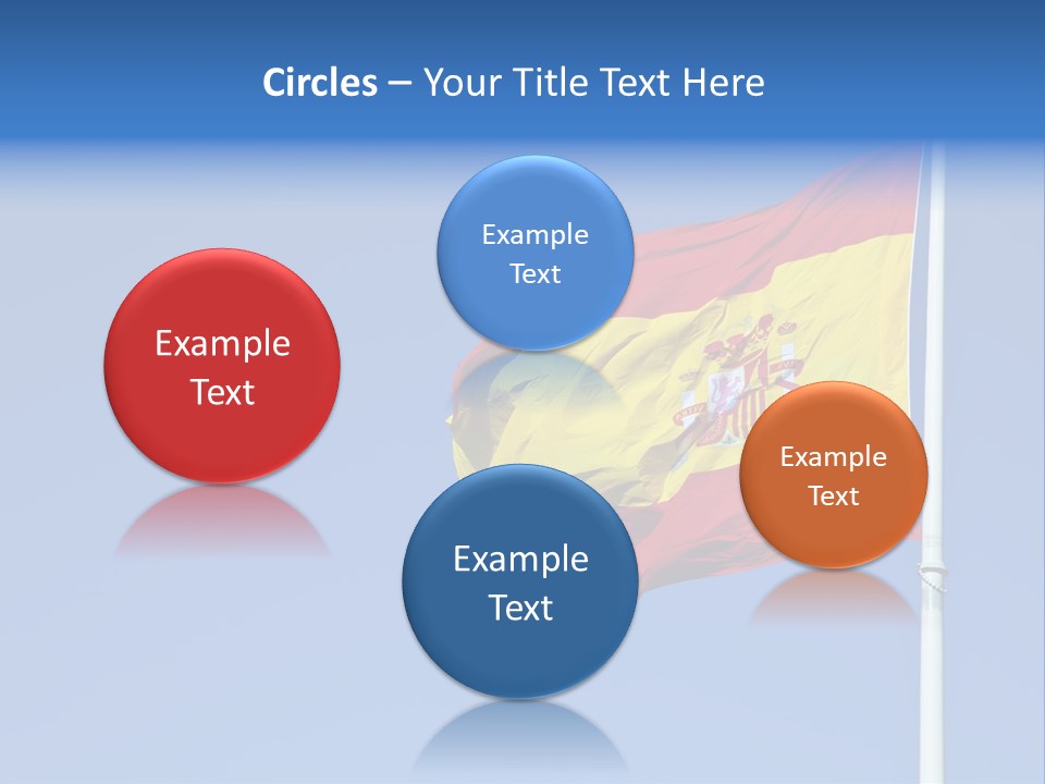 Government Spanish Flag PowerPoint Template