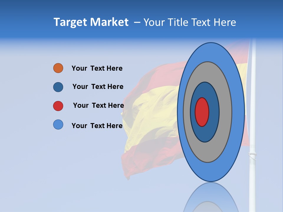 Government Spanish Flag PowerPoint Template