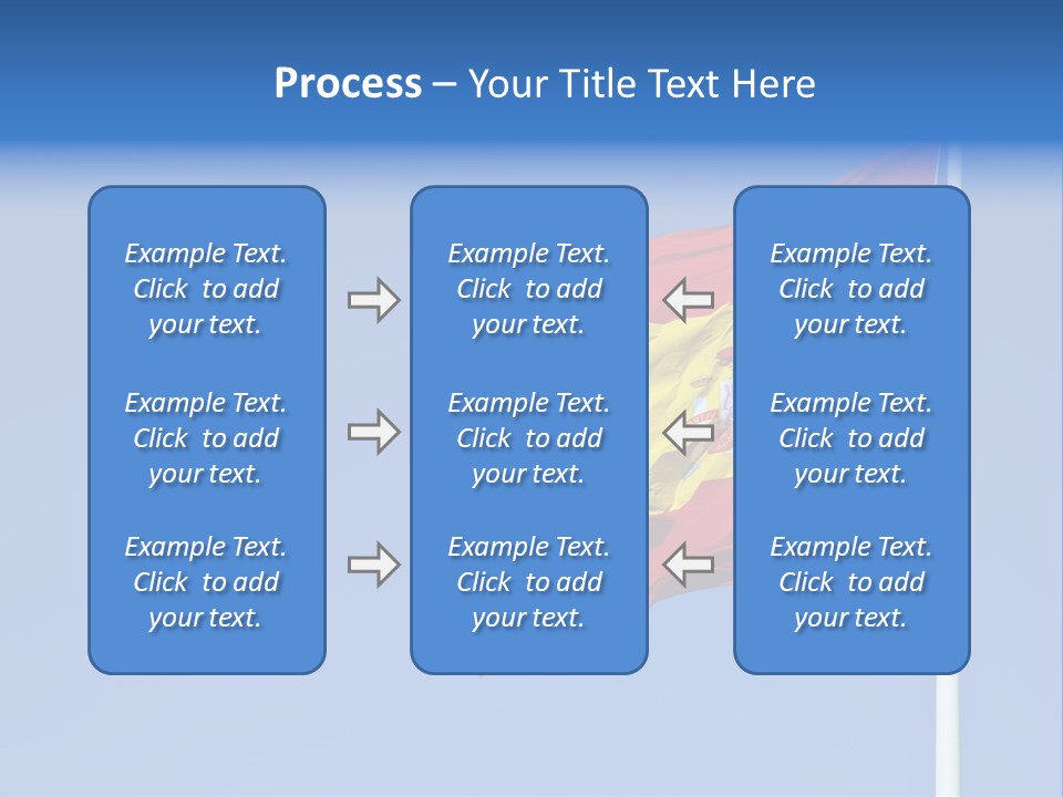 Government Spanish Flag PowerPoint Template