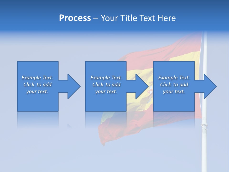 Government Spanish Flag PowerPoint Template