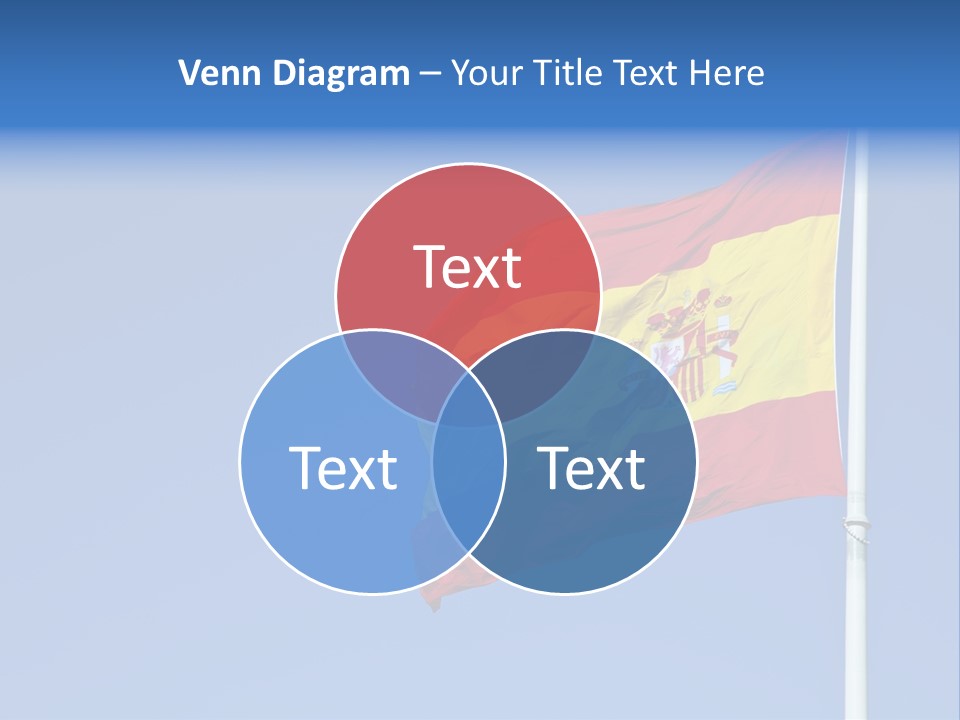 Government Spanish Flag PowerPoint Template