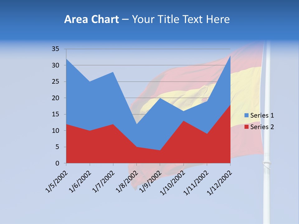 Government Spanish Flag PowerPoint Template