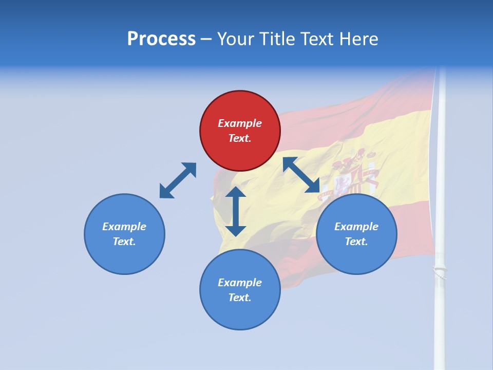 Government Spanish Flag PowerPoint Template