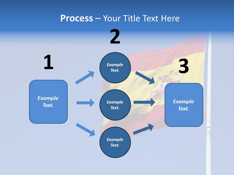 Government Spanish Flag PowerPoint Template