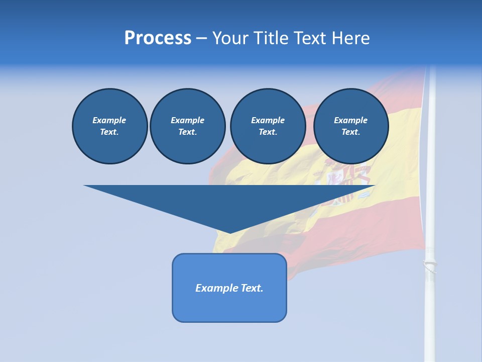 Government Spanish Flag PowerPoint Template