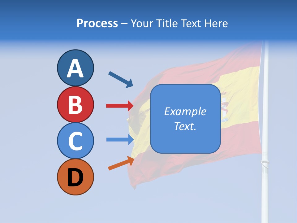 Government Spanish Flag PowerPoint Template