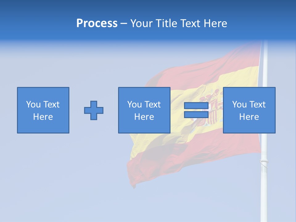 Government Spanish Flag PowerPoint Template
