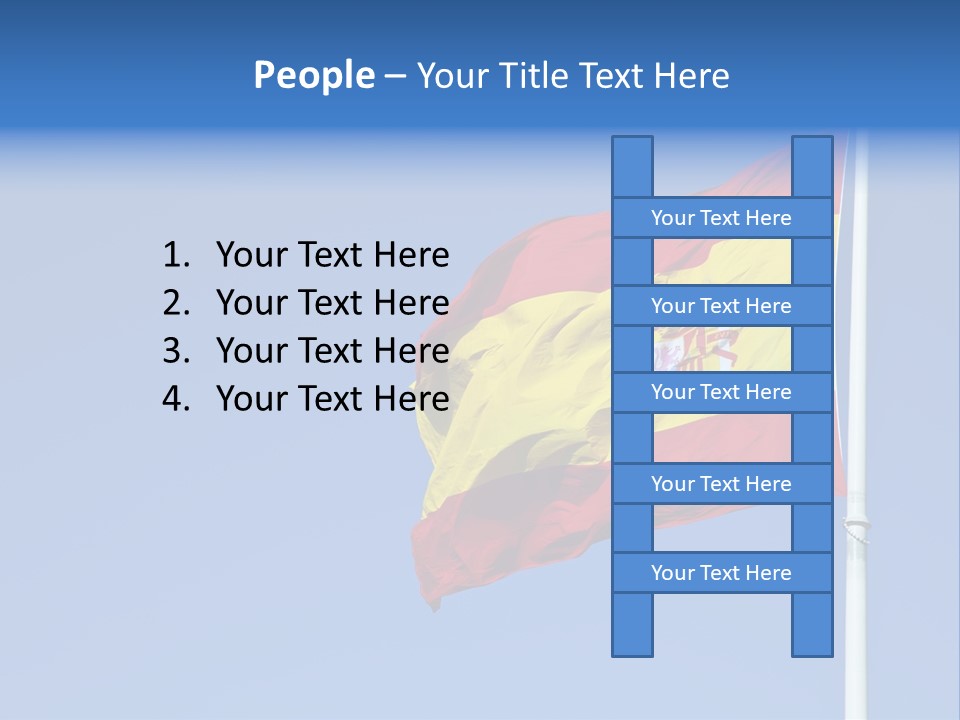 Government Spanish Flag PowerPoint Template