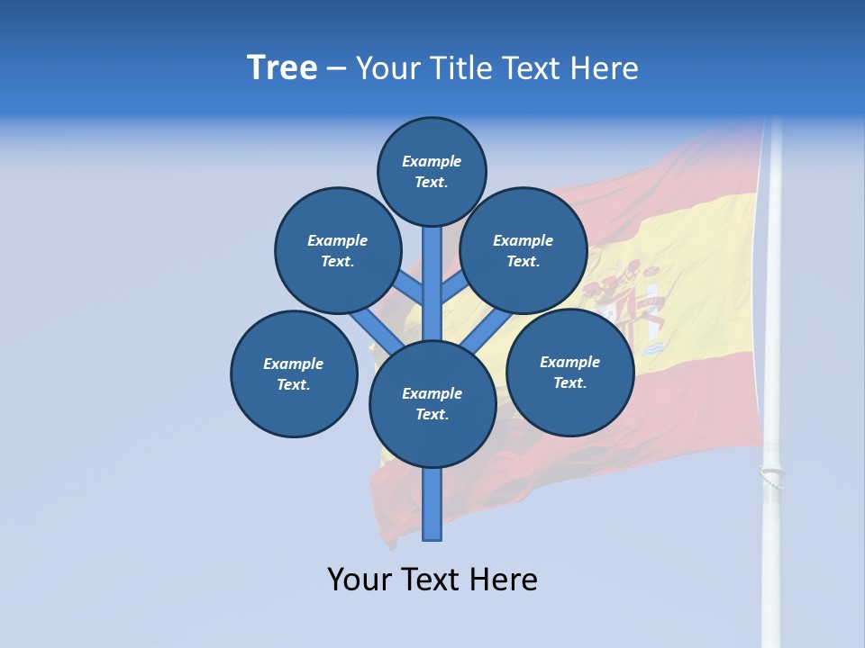 Government Spanish Flag PowerPoint Template