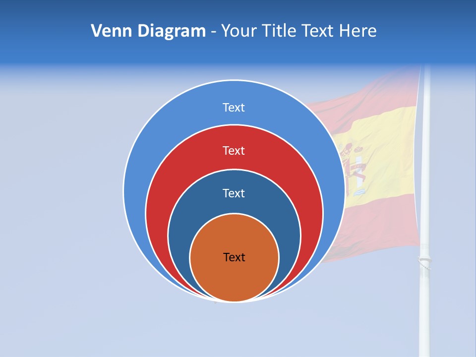 Government Spanish Flag PowerPoint Template