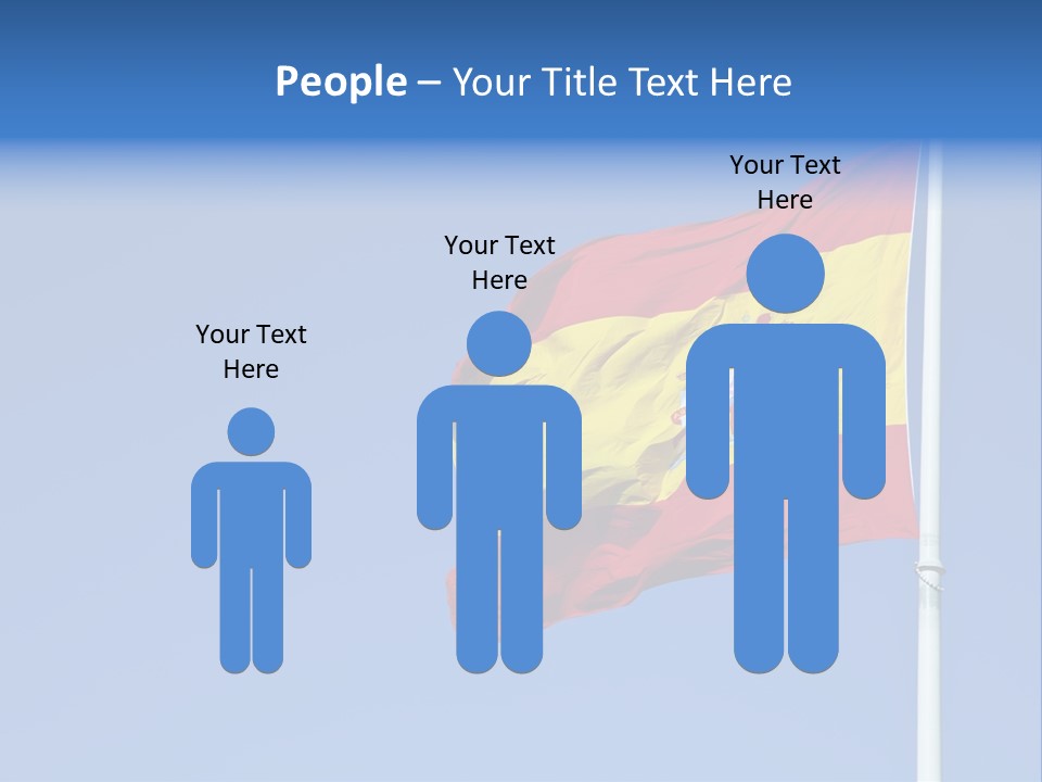 Government Spanish Flag PowerPoint Template