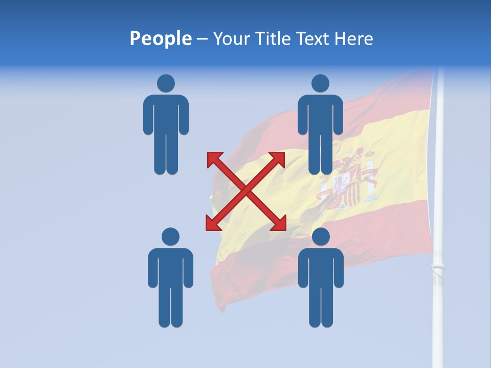 Government Spanish Flag PowerPoint Template
