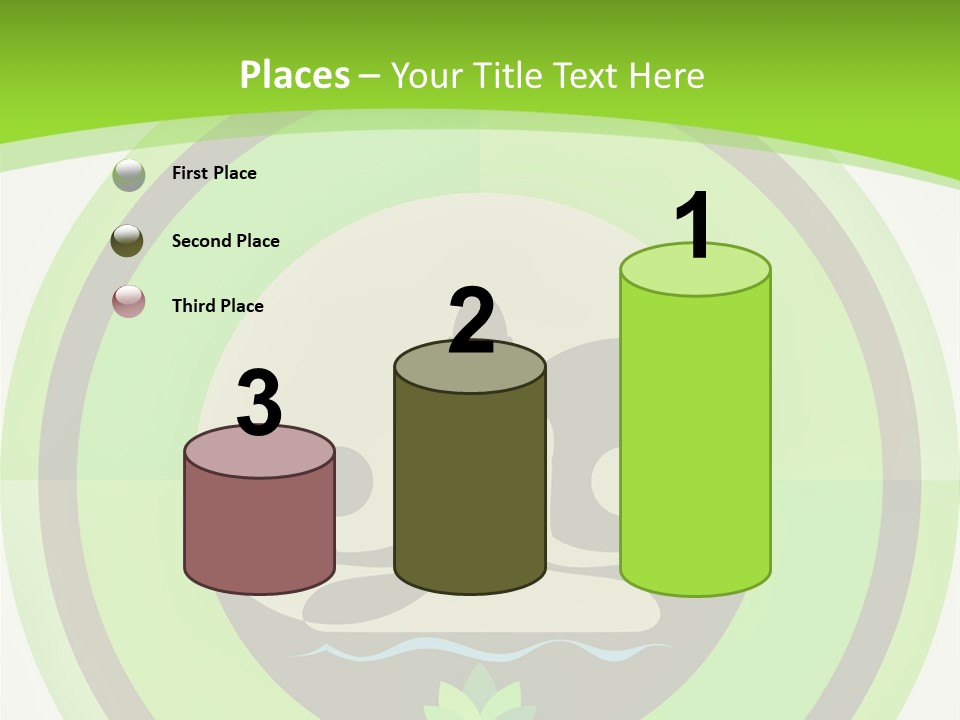 Symbol Logo Zen Lotus PowerPoint Template