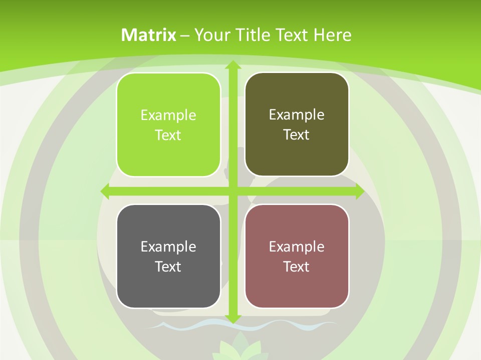 Symbol Logo Zen Lotus PowerPoint Template