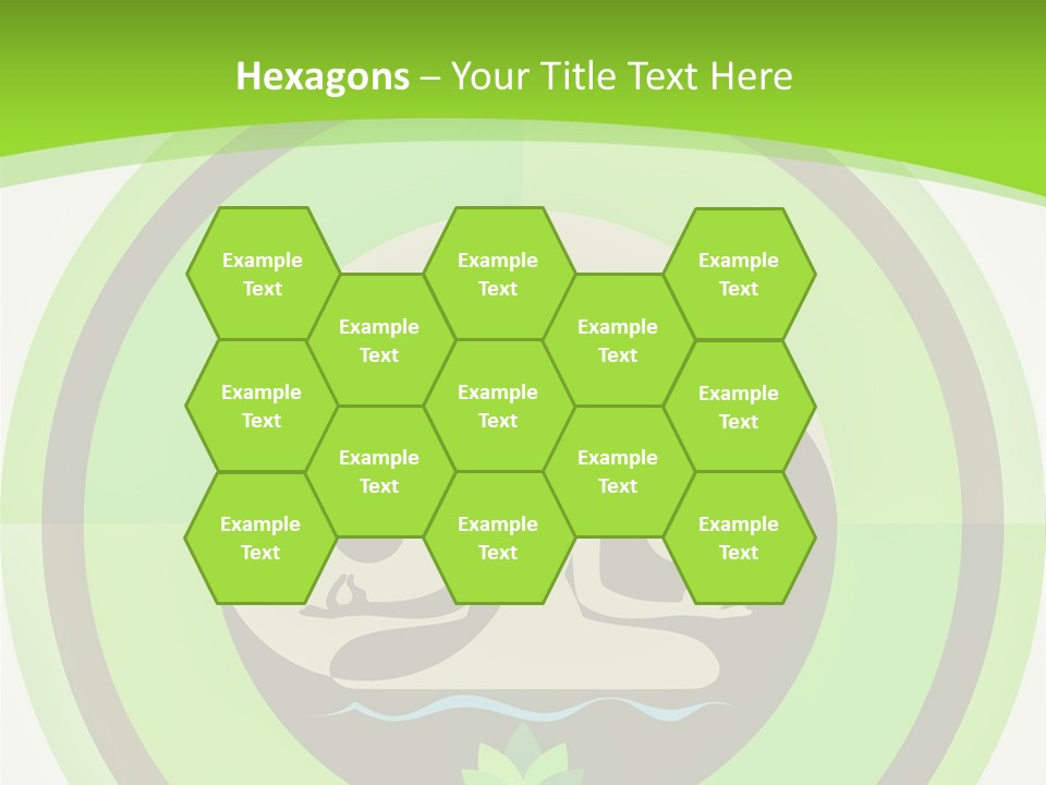 Symbol Logo Zen Lotus PowerPoint Template