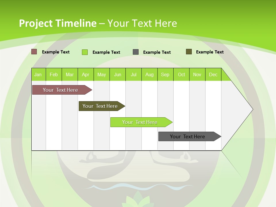 Symbol Logo Zen Lotus PowerPoint Template