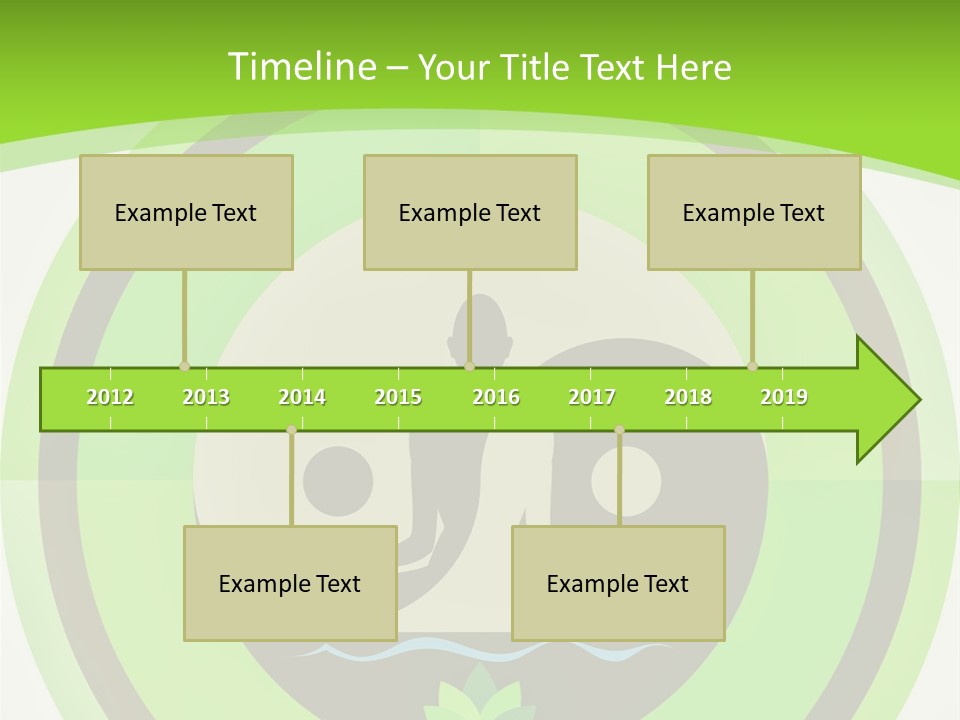 Symbol Logo Zen Lotus PowerPoint Template