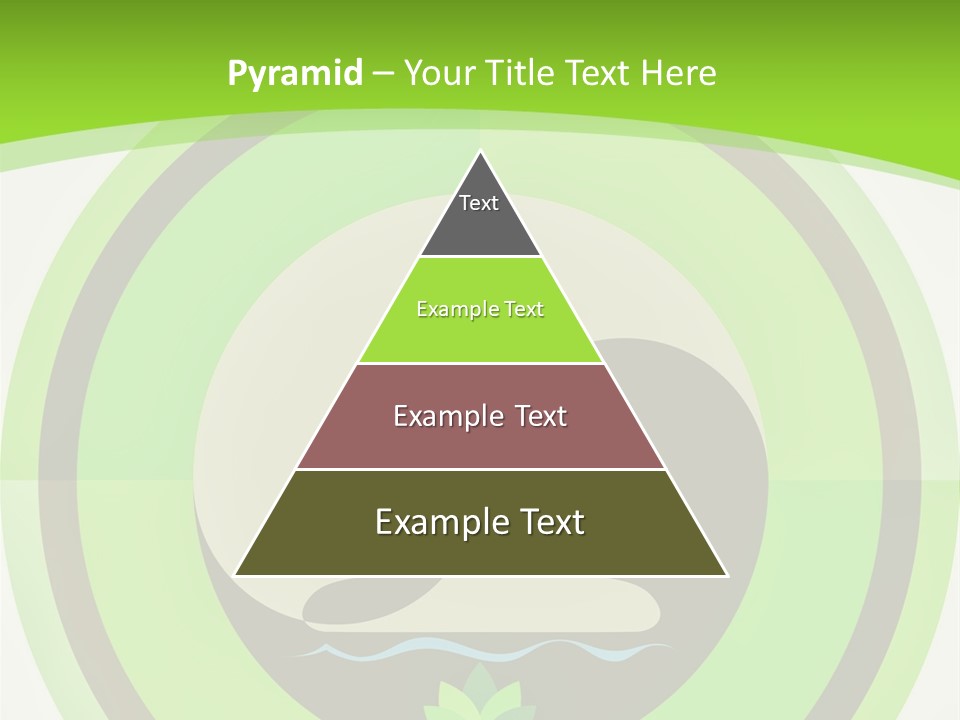 Symbol Logo Zen Lotus PowerPoint Template