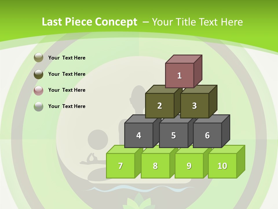 Symbol Logo Zen Lotus PowerPoint Template